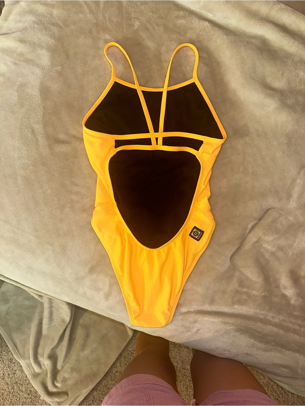 Jolyn “Perry” Yellow One-Piece Swimsuit